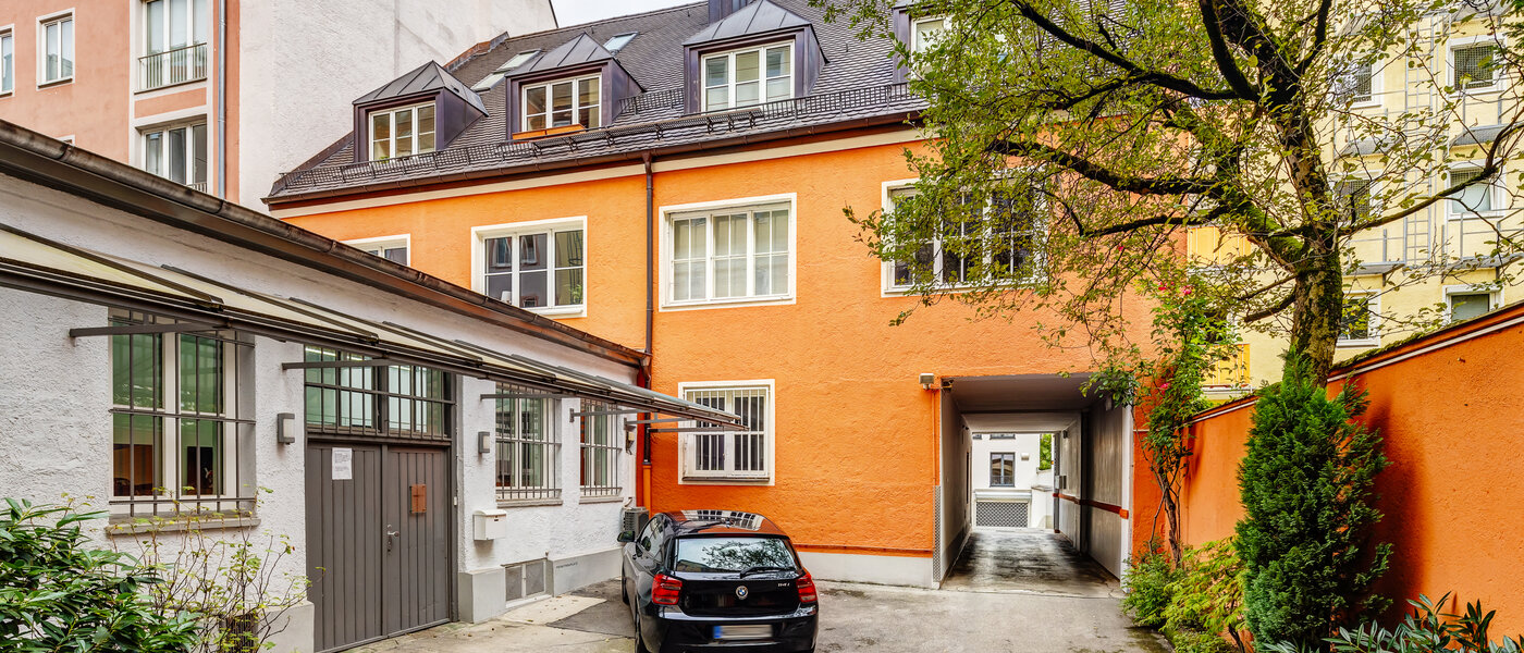 Maisonette lägenhet med galleri München Maxvorstadt - Museumsviertel 01 Innergård 13166