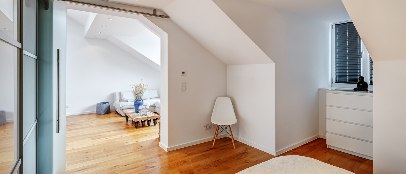 Maisonette lägenhet med galleri München Maxvorstadt - Museumsviertel 04 sovrum 13166