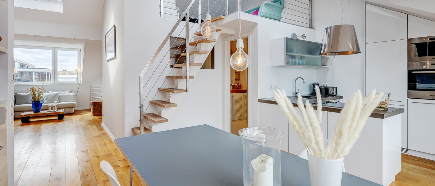 Maisonette lägenhet med galleri München Maxvorstadt - Museumsviertel 03 Matplats 13166