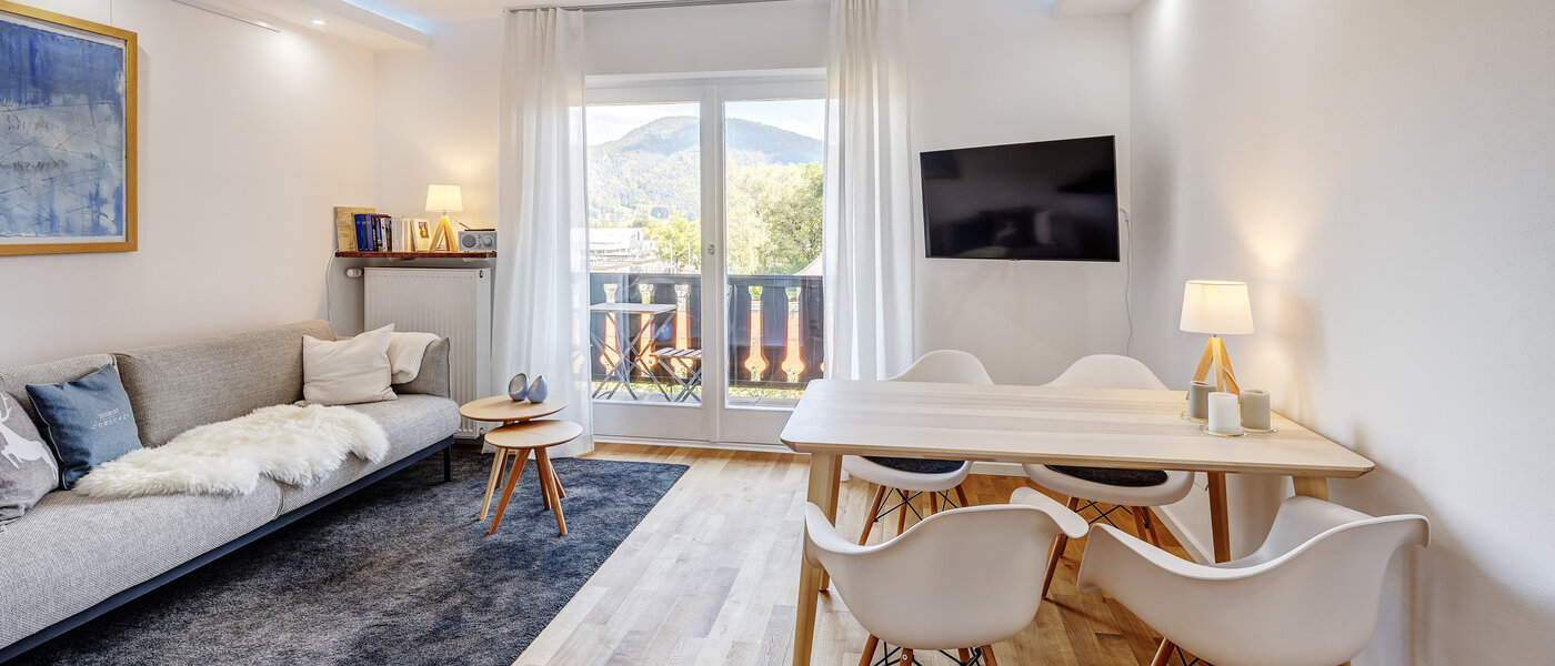 플랫 Bad Wiessee 01 거실 공간 13185