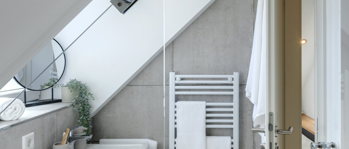 Zolder flat München Au 04 Badkamer 13187