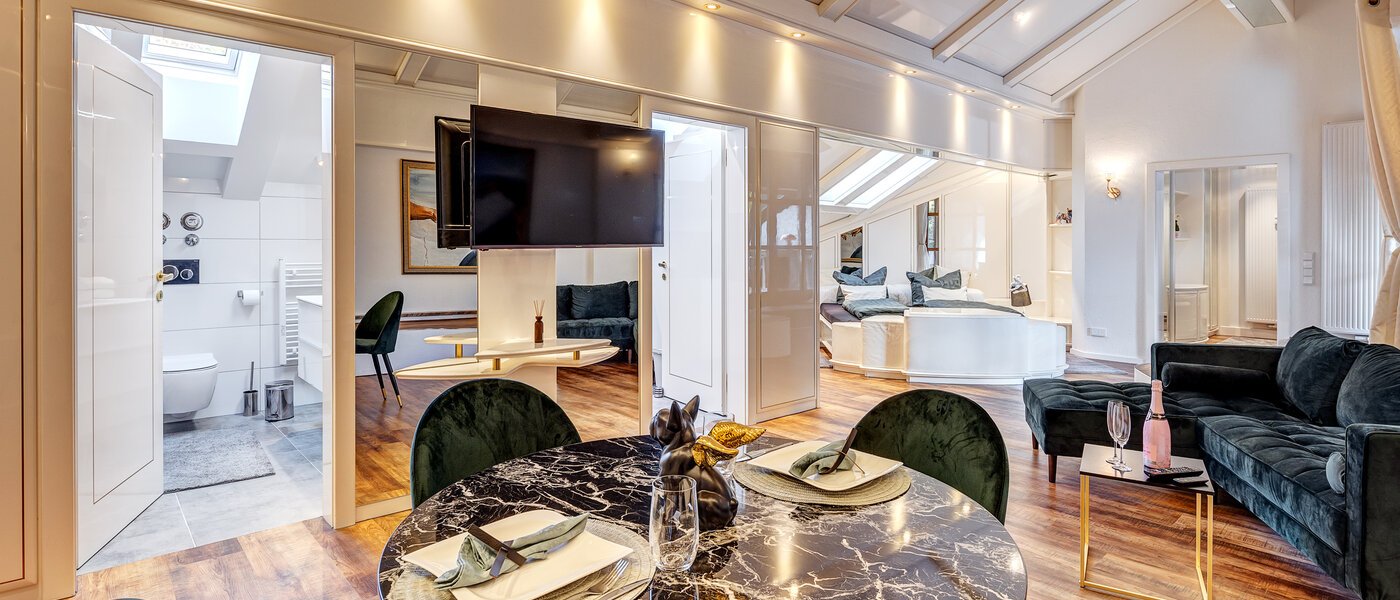 Apartamento no sótão Baldham 01 Área de estar 13188