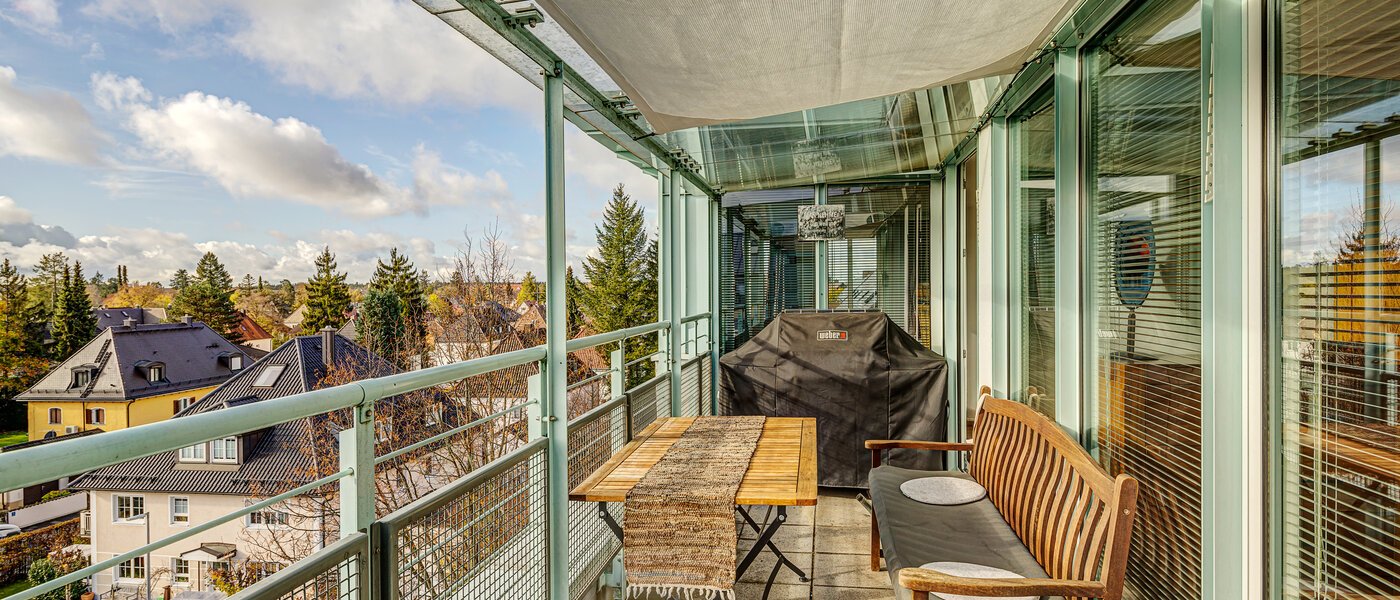 Maisonette-lägenhet München Sendling-Westpark 02 Balkong 13200