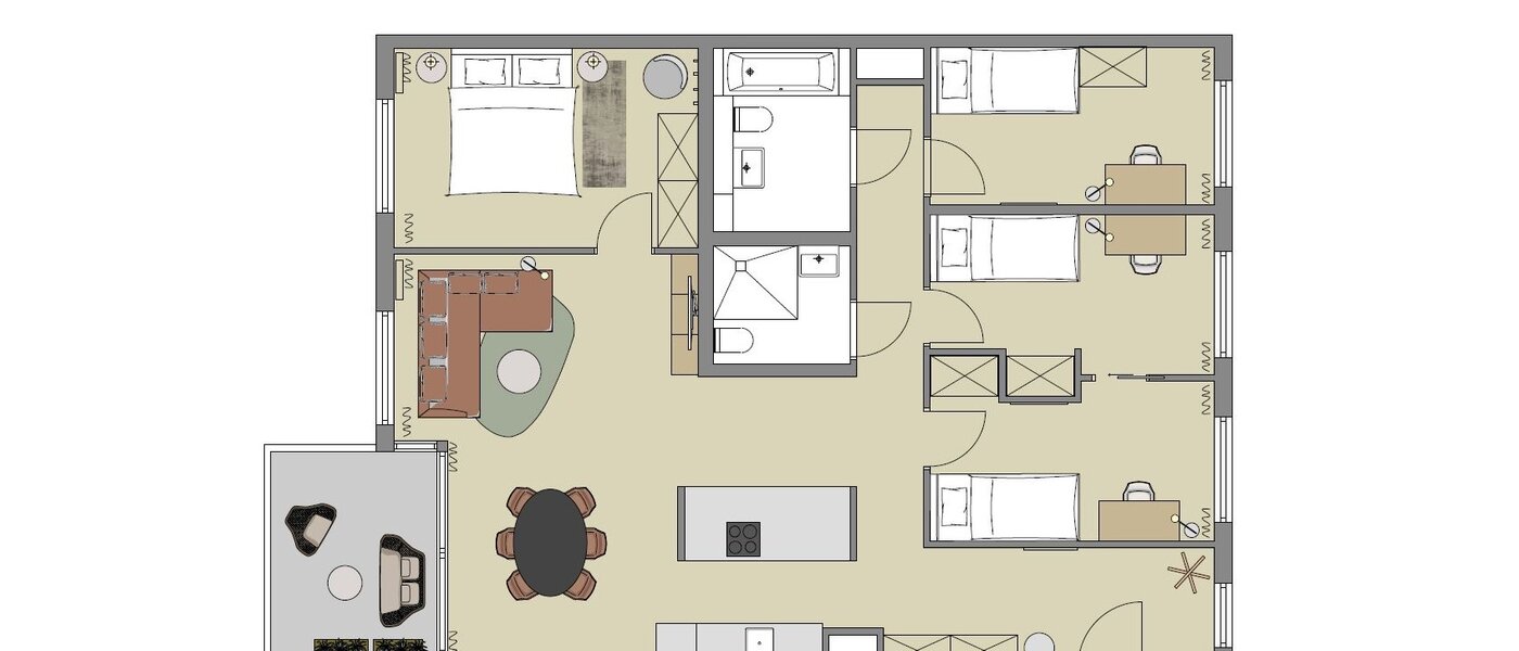 Plat München Schwabing-West 01 Plattegrond 13221