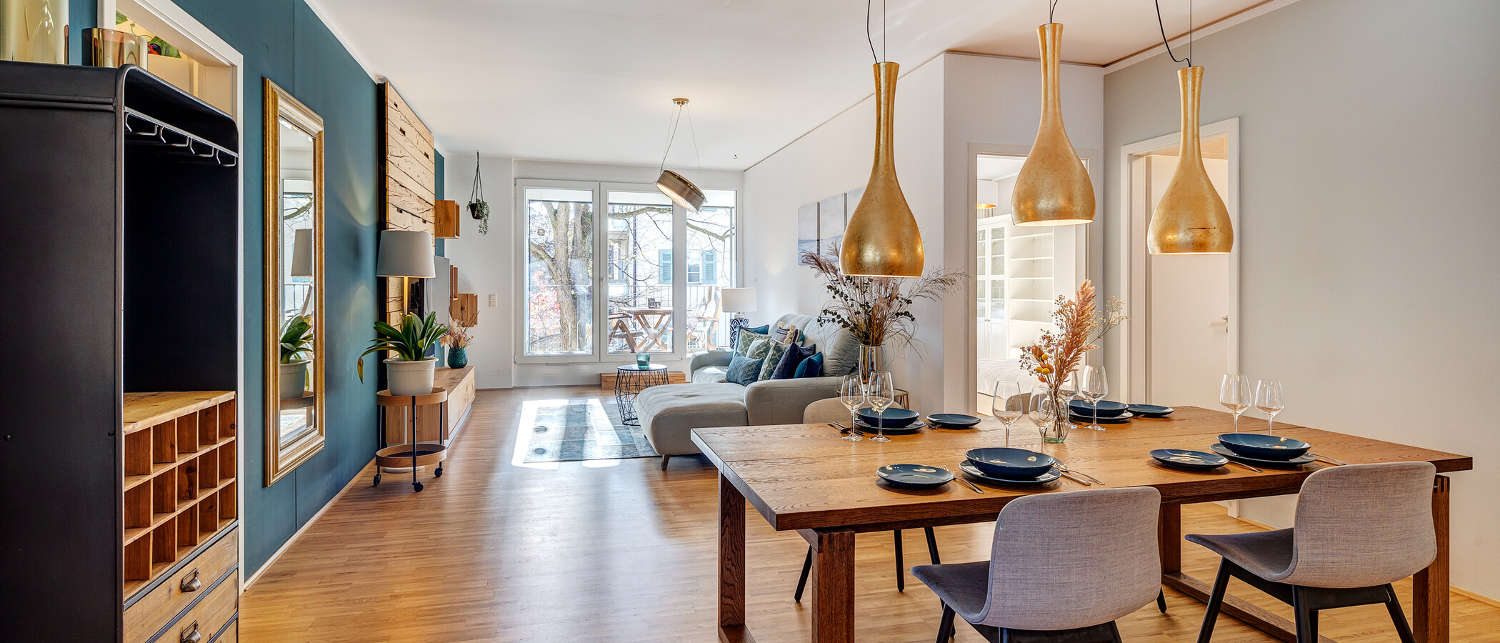 Плосък München Schwabing-West 01 Дневна зона 13231
