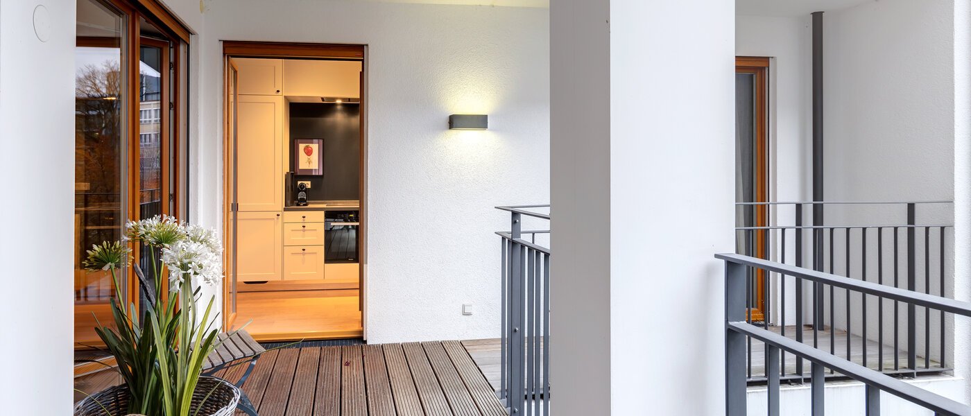 Flat München Maxvorstadt - Westen 03 Balkong 13240