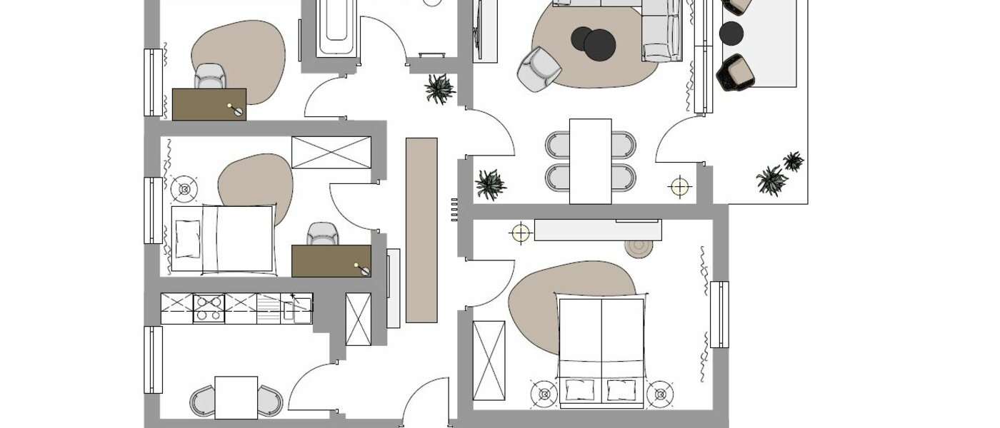 Plat München Maxvorstadt - Westen 01 Plan de etaj 13243