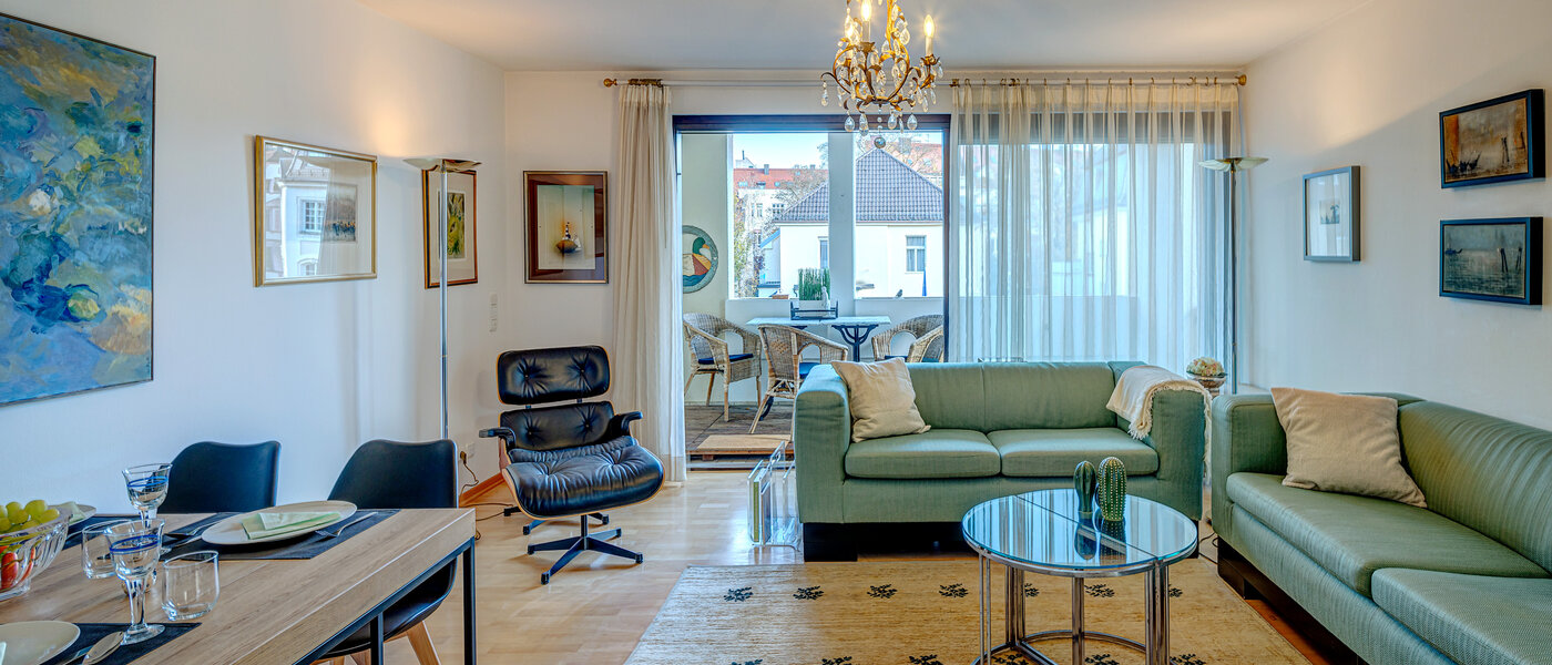 Ploché München Altbogenhausen 01 Obývací prostor 13244