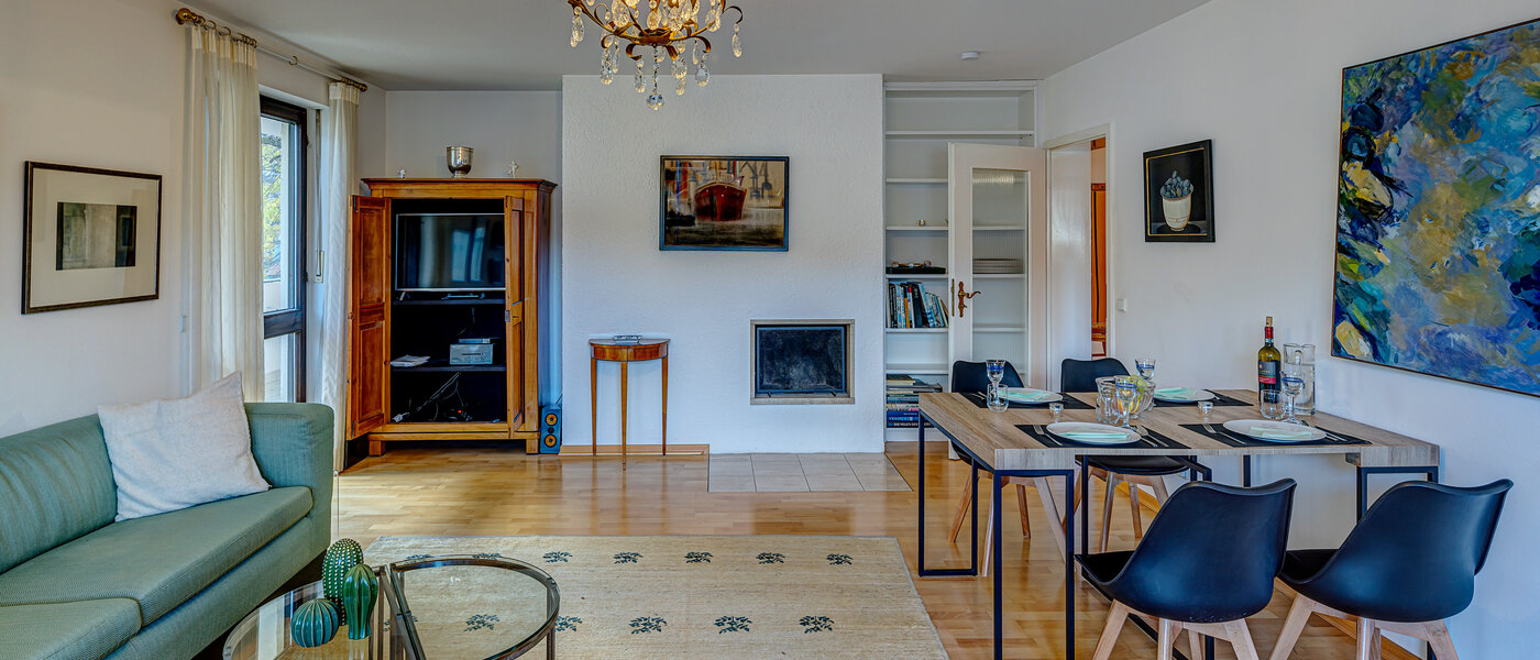 Ploché München Altbogenhausen 03 Obývací prostor 13244