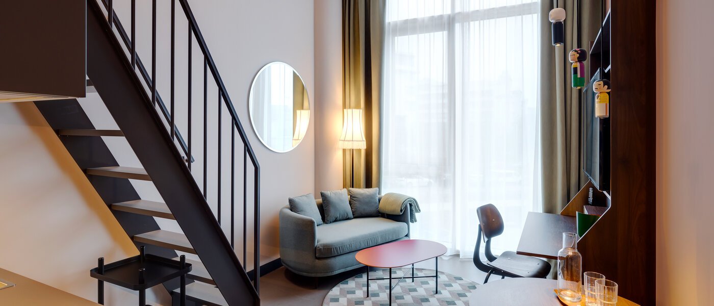 Maisonette lakás München Neuperlach 02 Nappali 13252