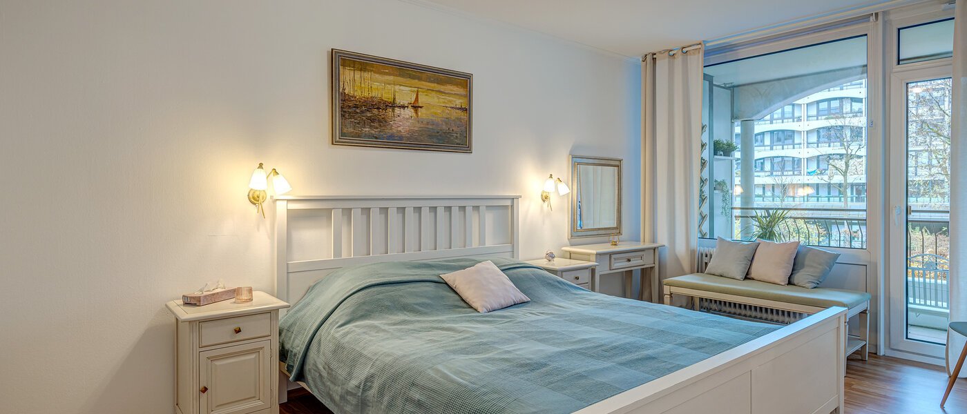 Ploché München Bogenhausen 01 Spálňa 13259