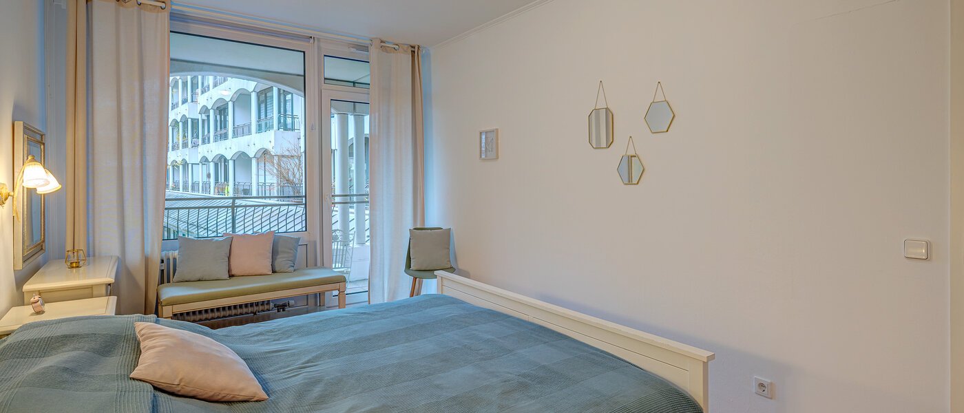 Ploché München Bogenhausen 02 Spálňa 13259