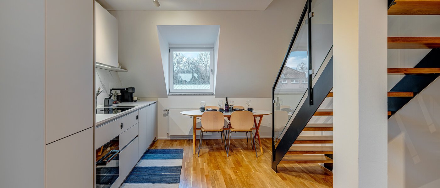 Maisonette lakás München Giesing 01 Konyha 13263
