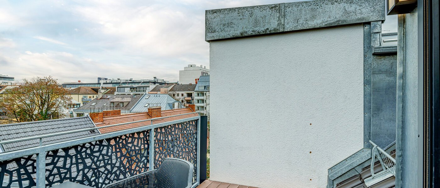 Maisonette lakás München Giesing 03 Erkély 13263