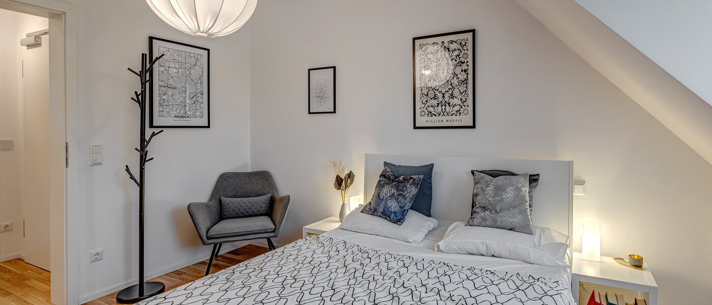 Maisonette lakás München Giesing 02 Hálószoba 13263