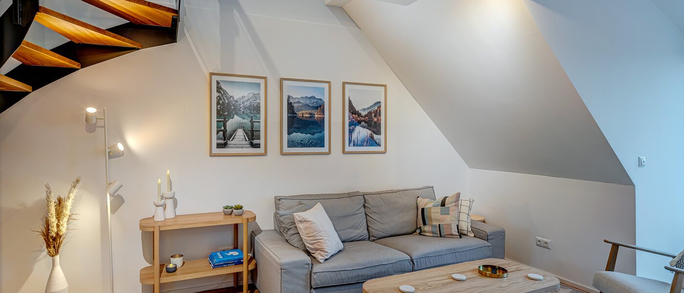 Maisonette lakás München Giesing 02 Nappali 13263