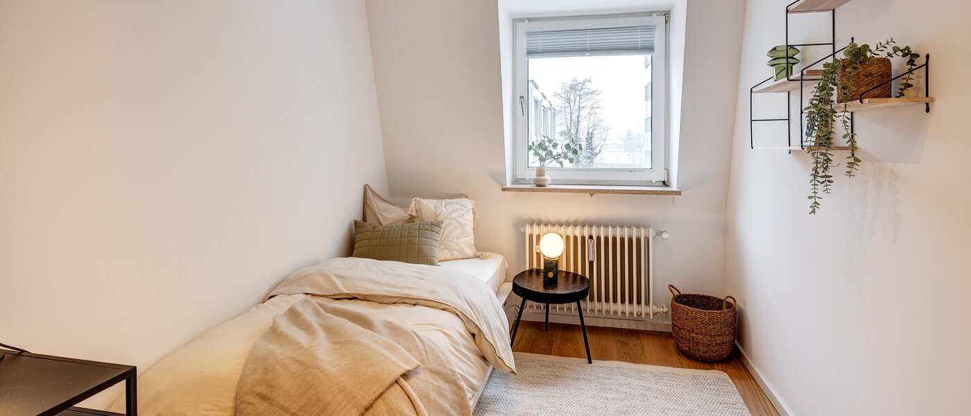 Mansardă plată München Giesing 02 Dormitorul 2 13269