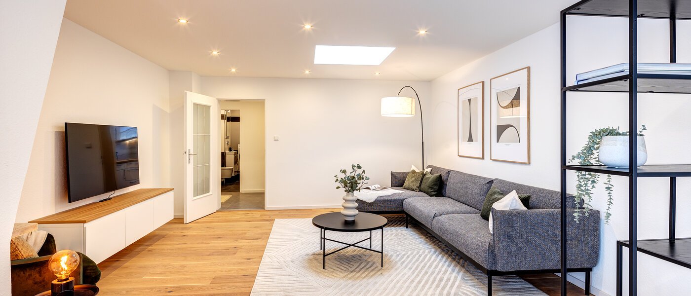 Mansardă plată München Giesing 03 Zona de zi 13269