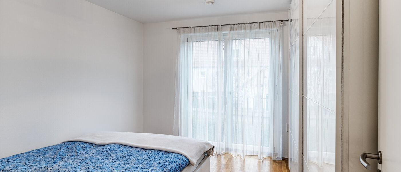 Płaski München Oberföhring 01 Sypialnia 13285