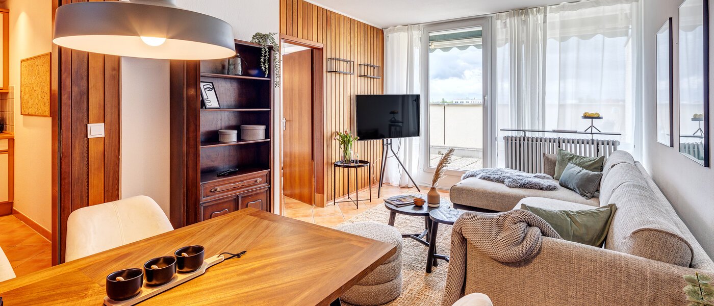 플랫 München Au-Haidhausen 01 거실 공간 13287