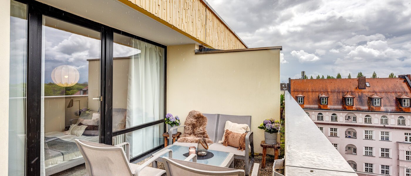 플랫 München Au-Haidhausen 01 옥상 테라스 13287