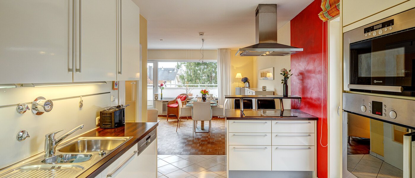 Tagterrasse-lejlighed München Moosach 01 Køkken 13292