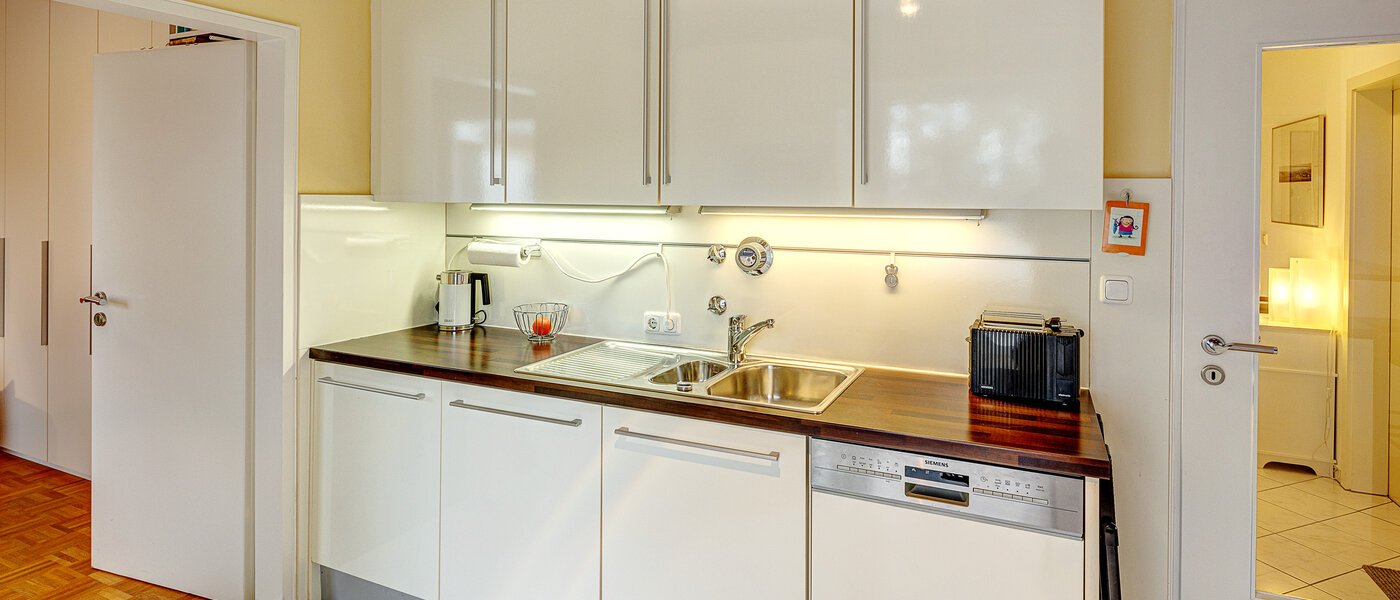 Tagterrasse-lejlighed München Moosach 04 Køkken 13292