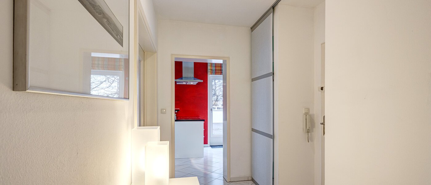 Tagterrasse-lejlighed München Moosach 03 Korridor/gang 13292