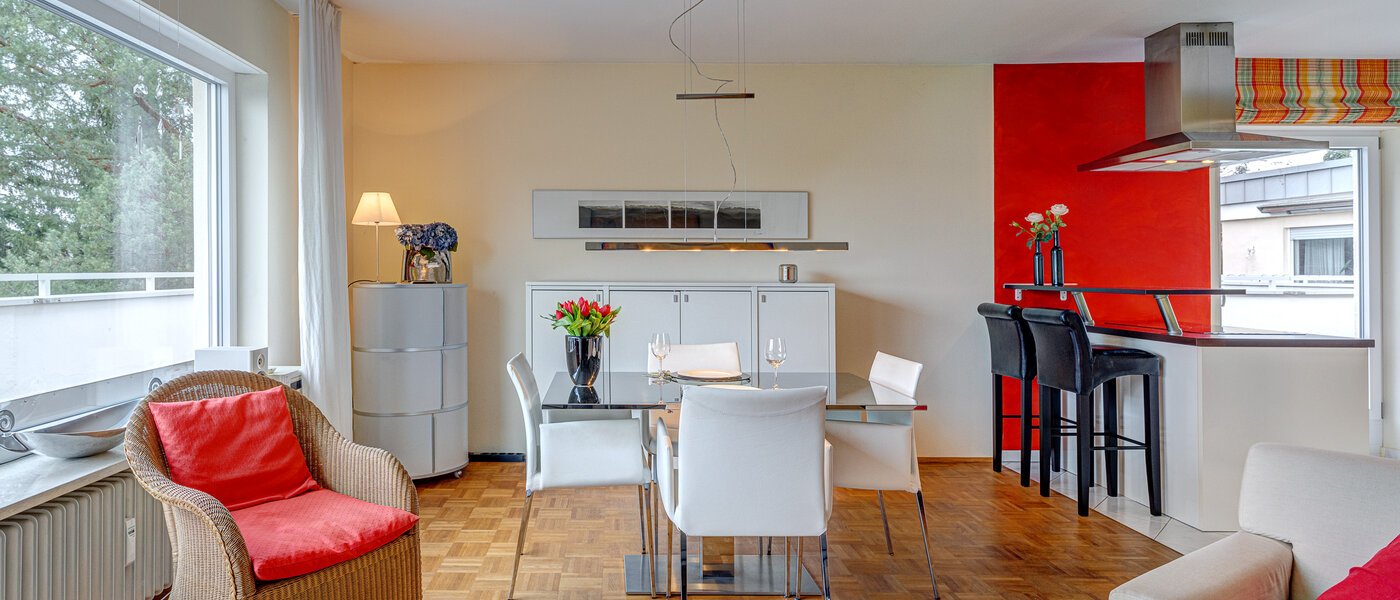 Tagterrasse-lejlighed München Moosach 04 Opholdsområde 13292