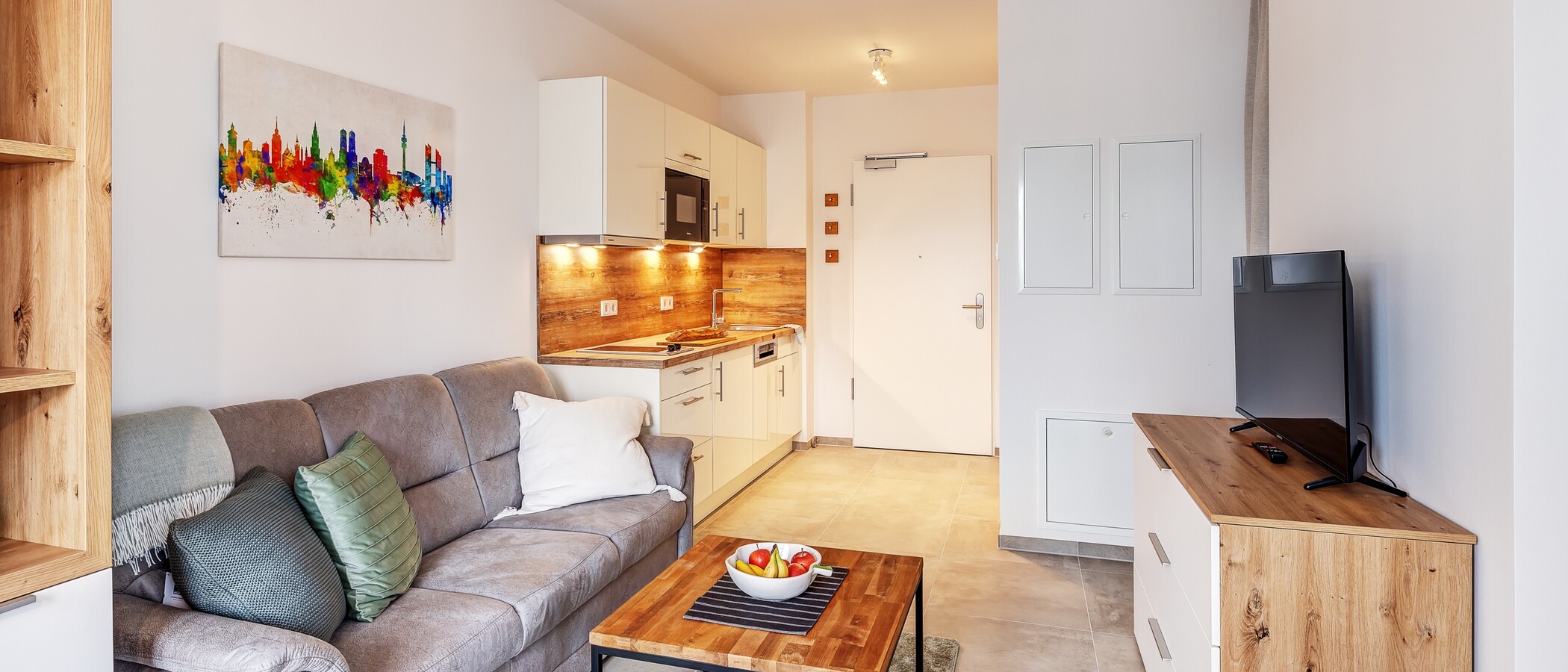 Flat München Lochhausen 03 Stue og oppholdsrom 13304