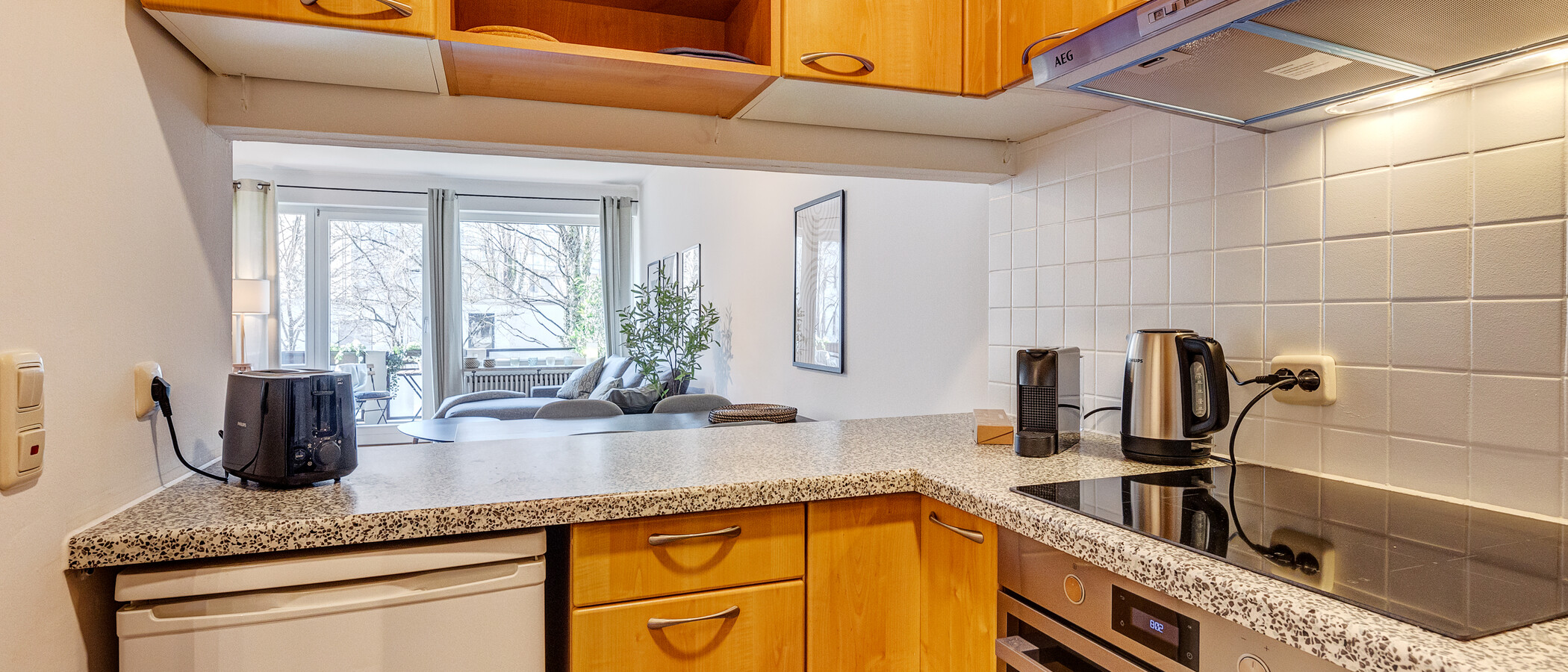 Плоский München Neuhausen 02 Кухня 13344