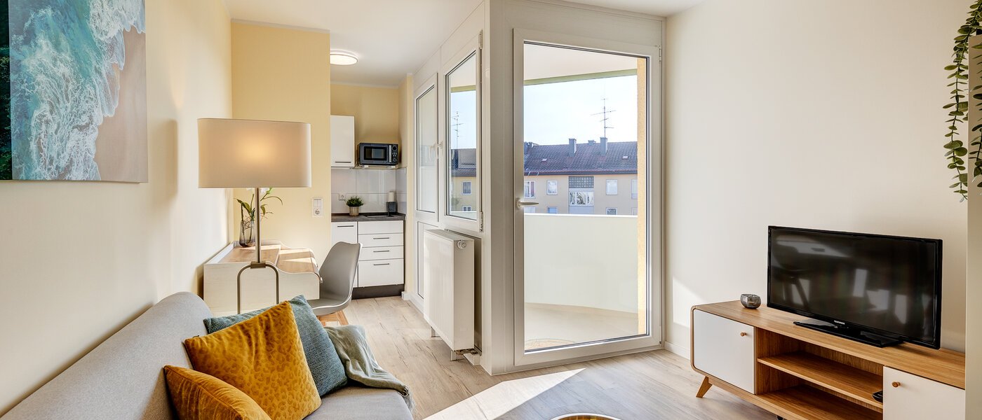 Plano München Milbertshofen 01 Área de estar 13348