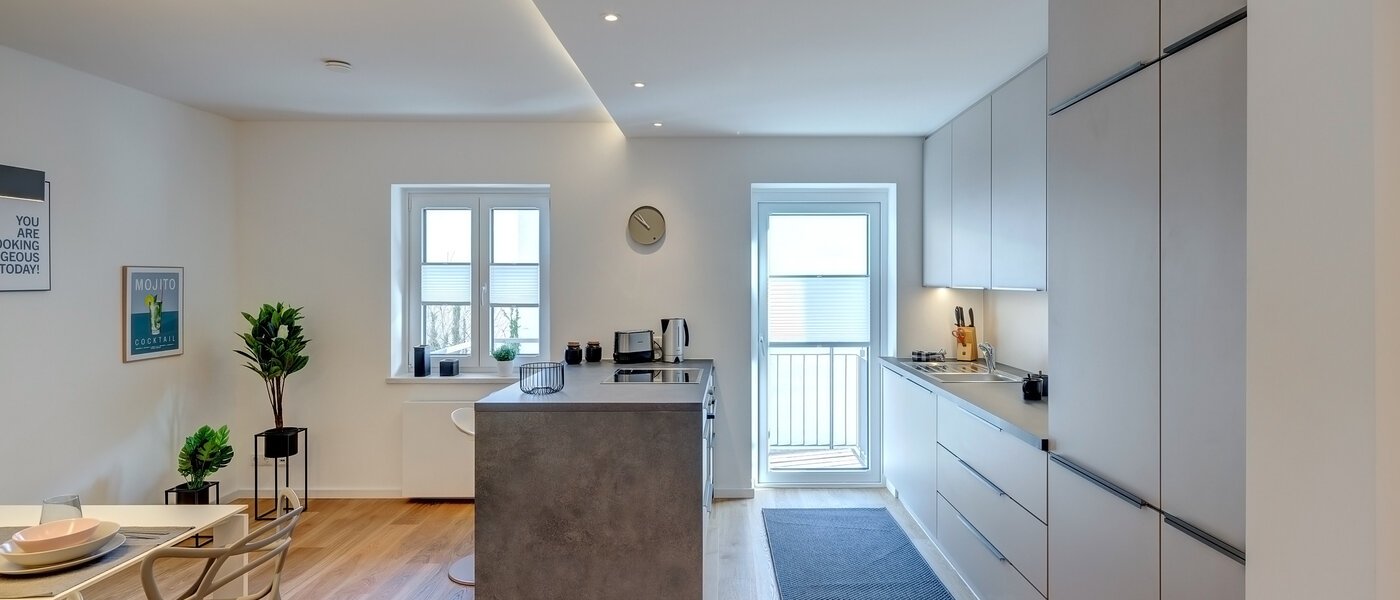 Düz München Maxvorstadt - Westen 04 Mutfak 13363