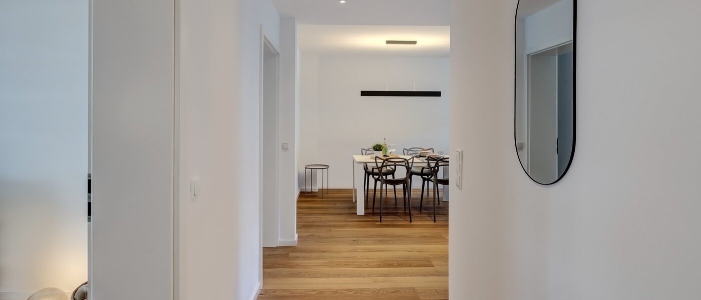 Düz München Maxvorstadt - Westen 03 Koridor/koridor geçidi 13363