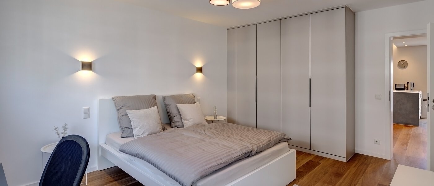 Düz München Maxvorstadt - Westen 02 Yatak Odası 13363