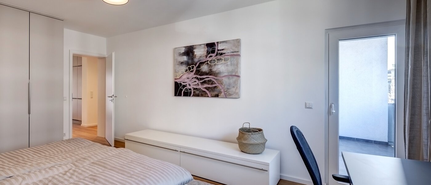 Düz München Maxvorstadt - Westen 04 Yatak Odası 13363