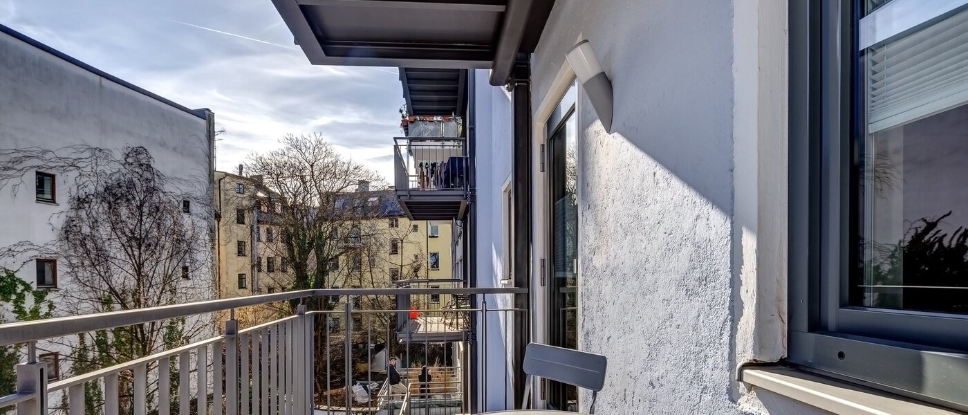 Düz München Maxvorstadt - Westen 02 1. balkon 13363