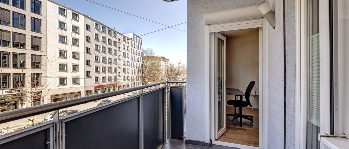 Düz München Maxvorstadt - Westen 02 2. balkon 13363