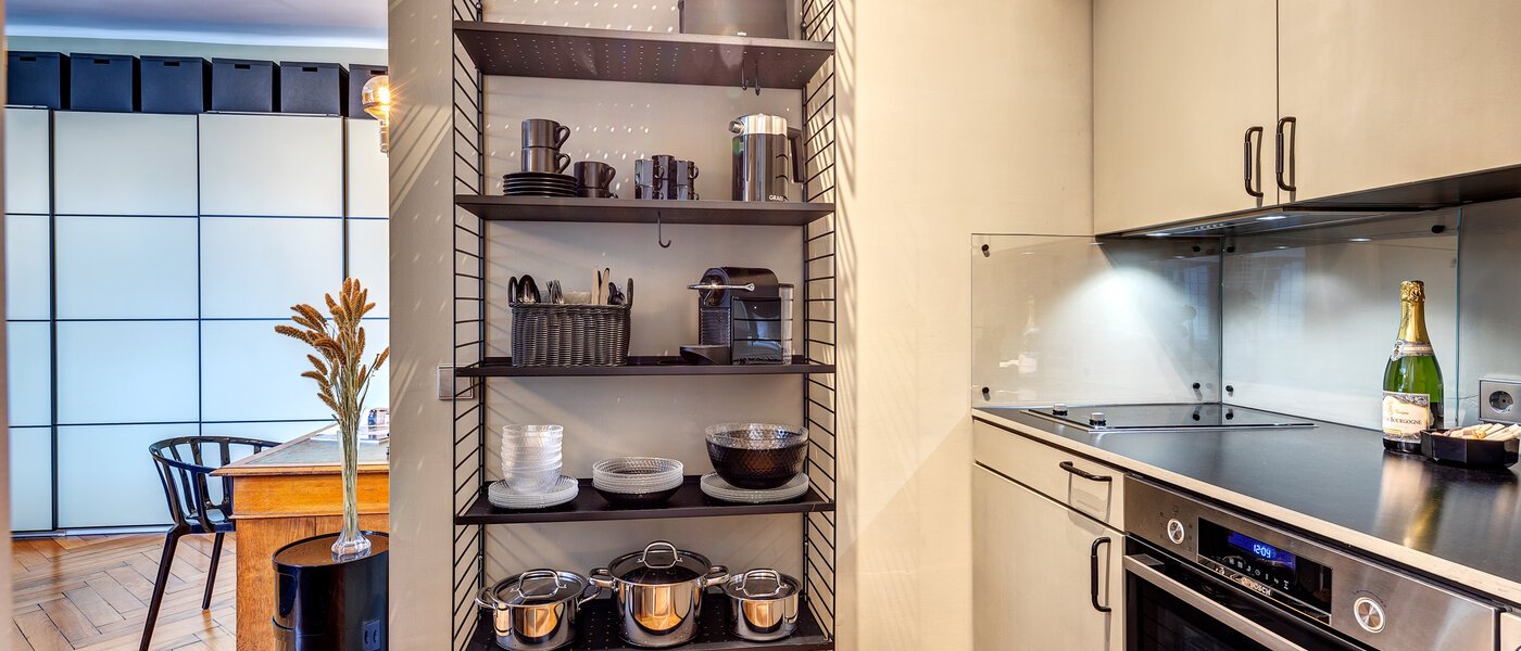 Плоский München Altstadt 01 Кухня 13374