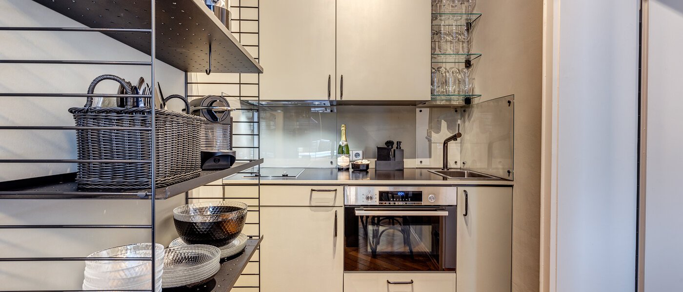 Плоский München Altstadt 02 Кухня 13374