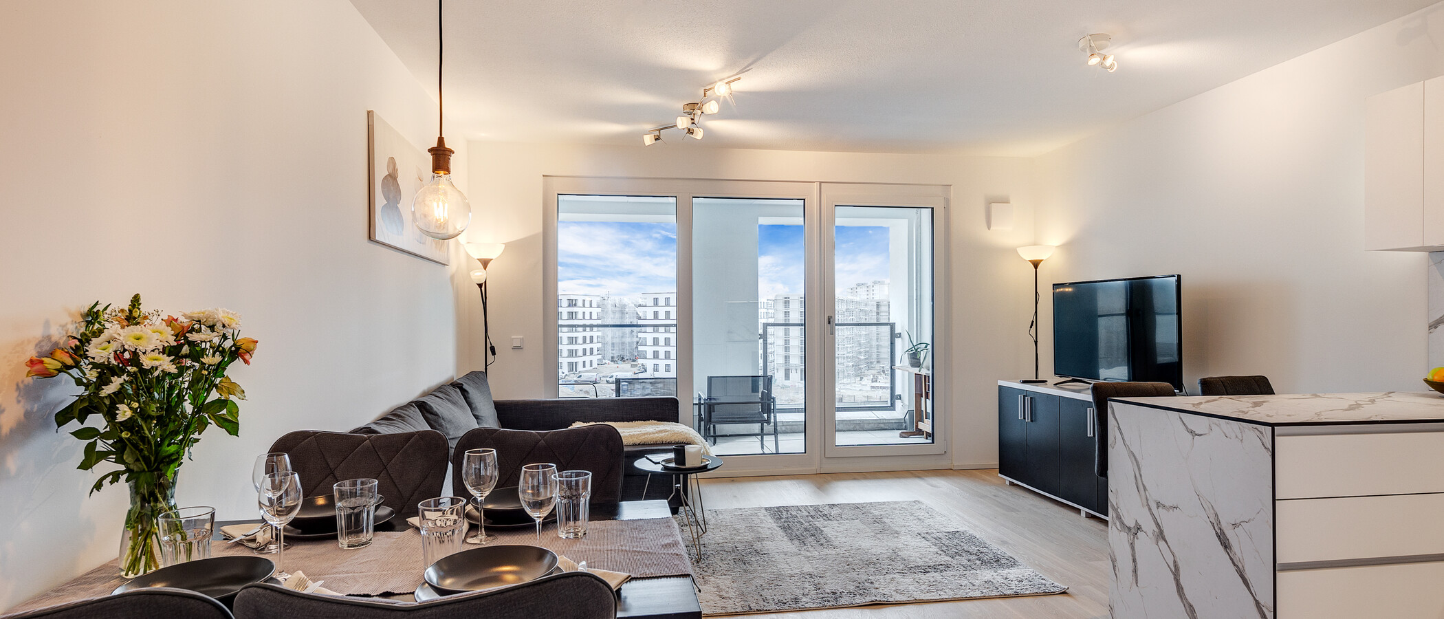 Ploché München Neuperlach 07 Obývacia časť 13388