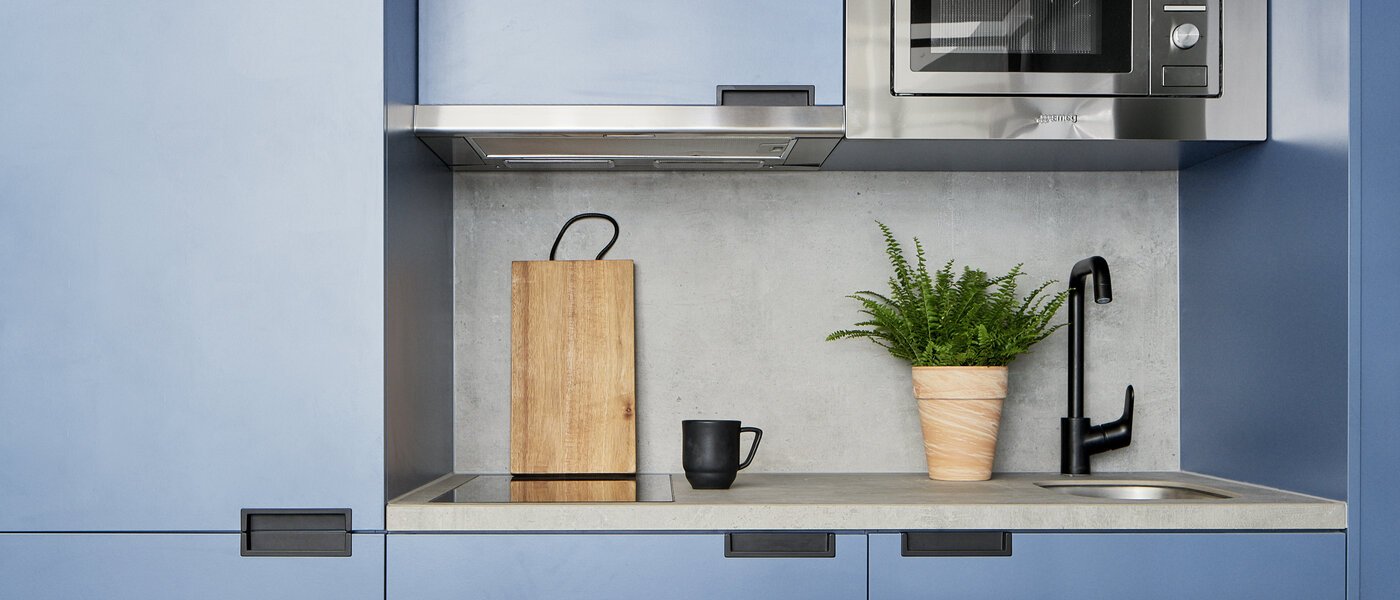 Maisonette daire München Obersendling 01 Mutfak 13394