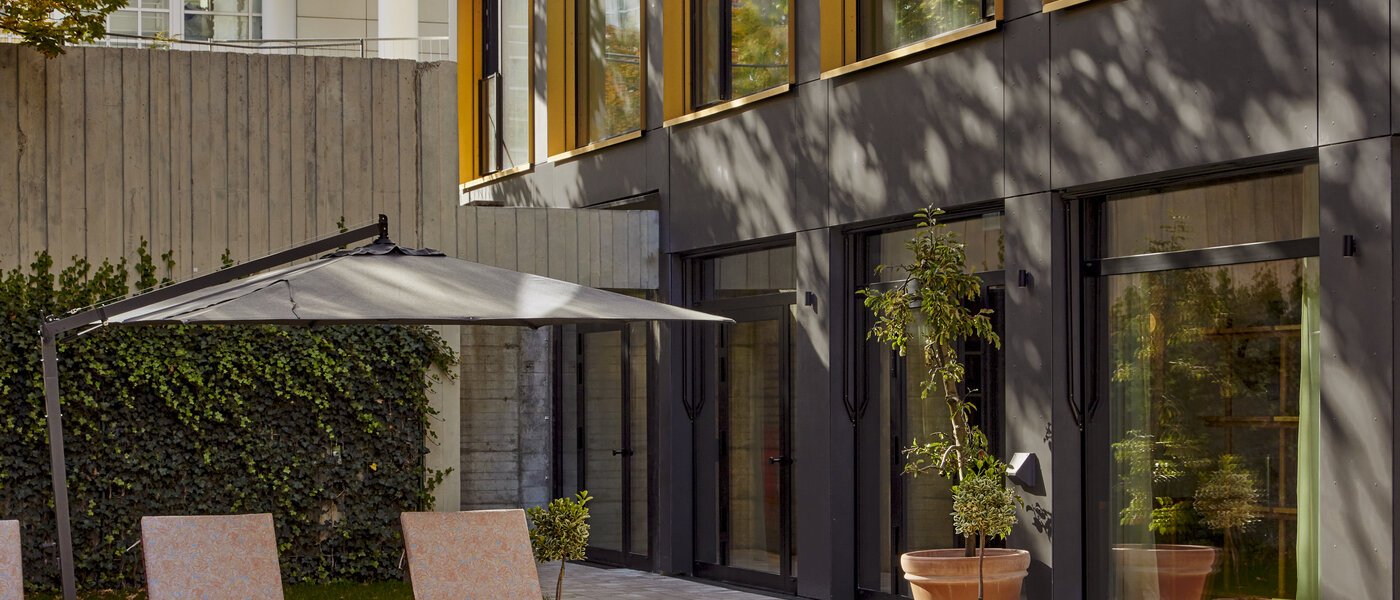 Maisonette daire München Obersendling 02 Havuz 13394