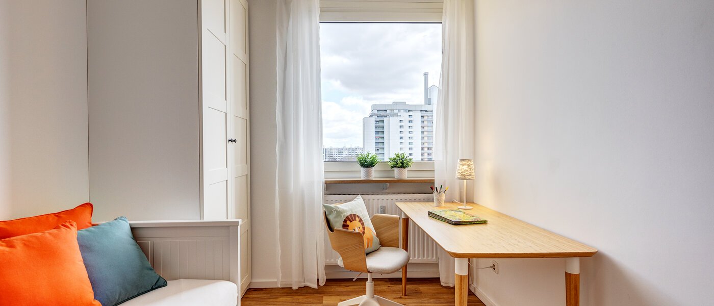 플랫 München Aubing 02 2번째 침실 13422