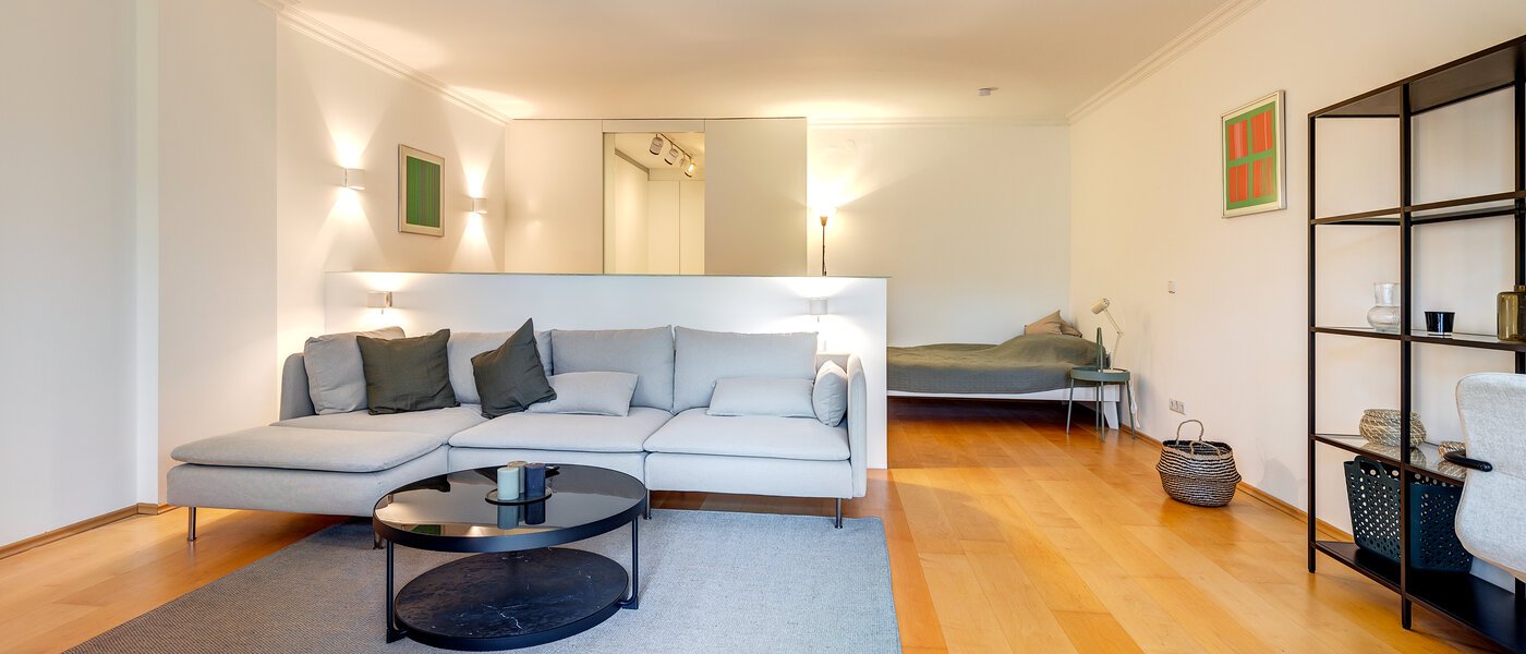 Ploché München Schwabing - Alte Heide 01 Obývacia časť 13448