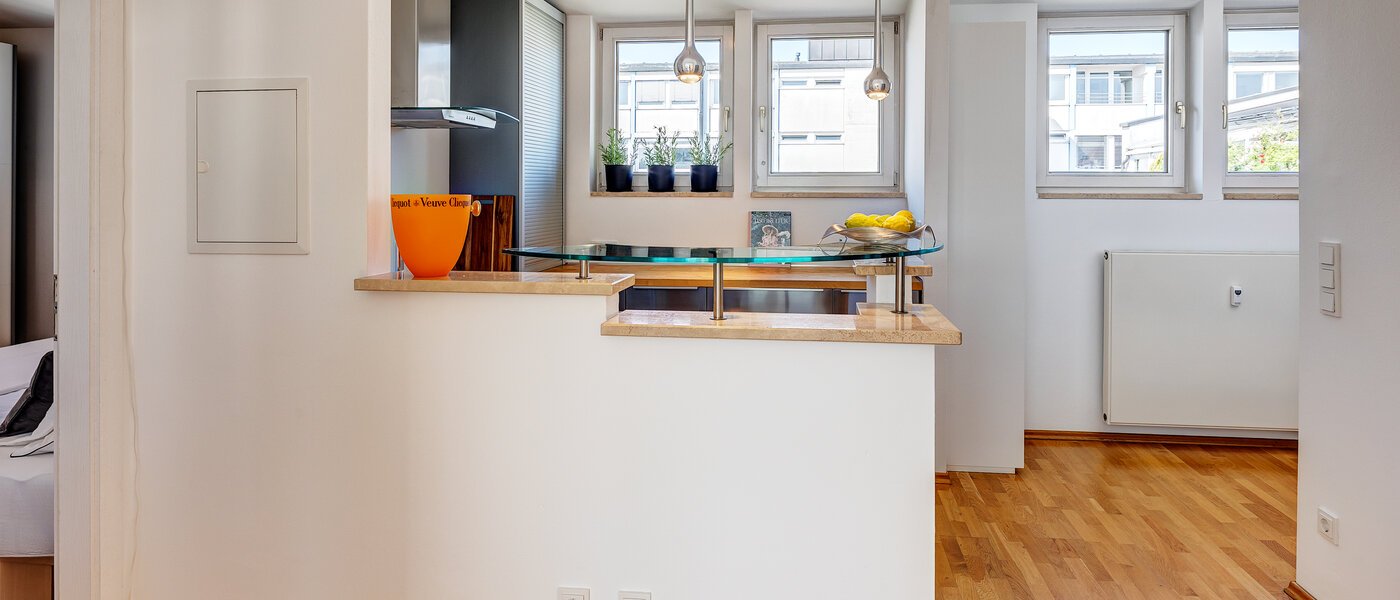 Tagterrasse-lejlighed München Maxvorstadt - Westen 03 Køkken 13461