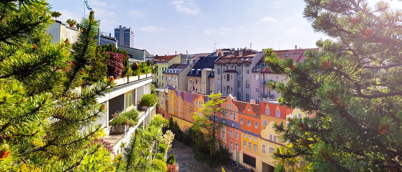 Tagterrasse-lejlighed München Maxvorstadt - Westen 01 Udsigt 13461