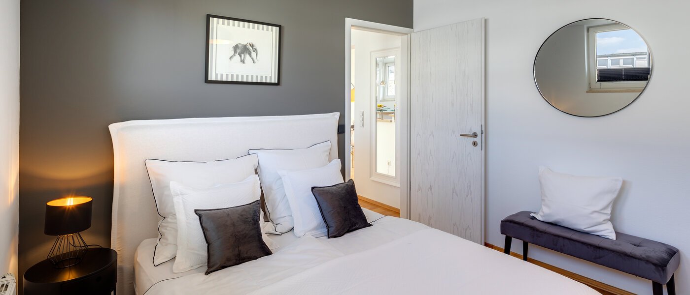 Tagterrasse-lejlighed München Maxvorstadt - Westen 02 Soveværelse 13461