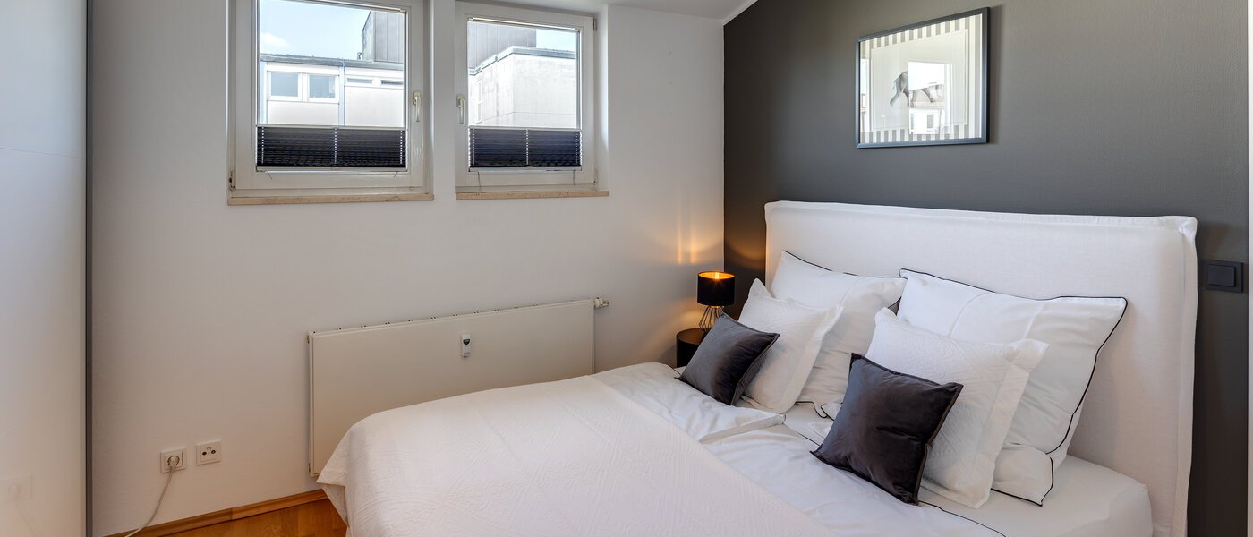 Tagterrasse-lejlighed München Maxvorstadt - Westen 04 Soveværelse 13461