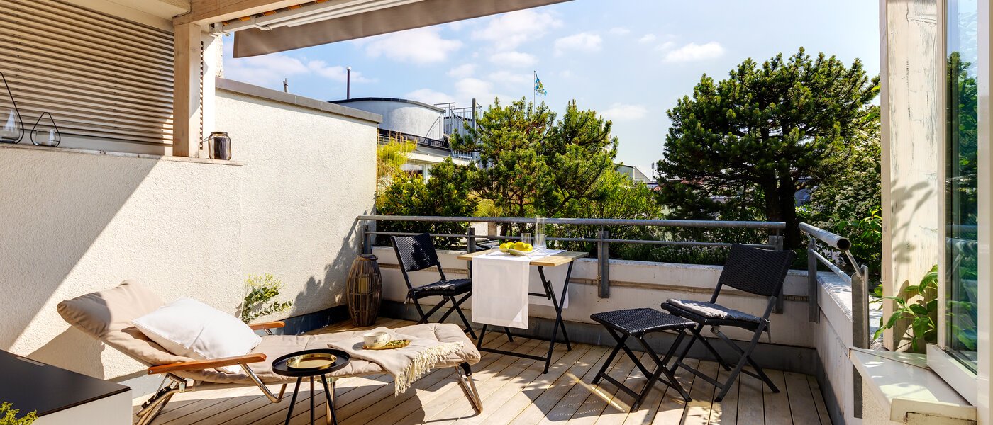 Tagterrasse-lejlighed München Maxvorstadt - Westen 01 Tagterrasse 13461